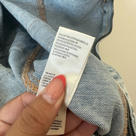 Free People CRVY Lady of the Hour Denim Fitted Romper Size 35 (2X) - Picture 7 of 7